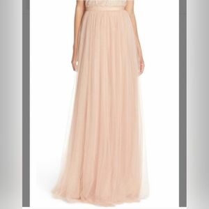Jenny Yoo Collection Peach Maxi Skirt NWTs